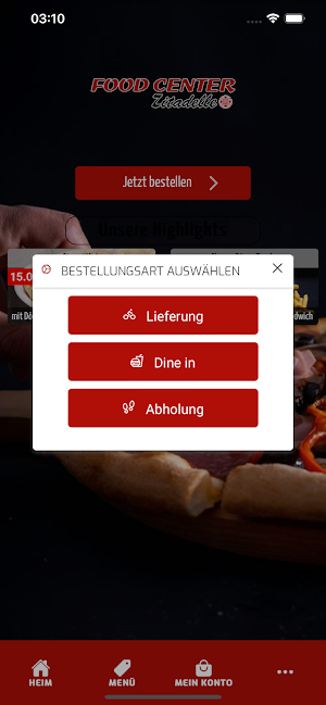 Foodcenter Zitadelle Screenshot 1