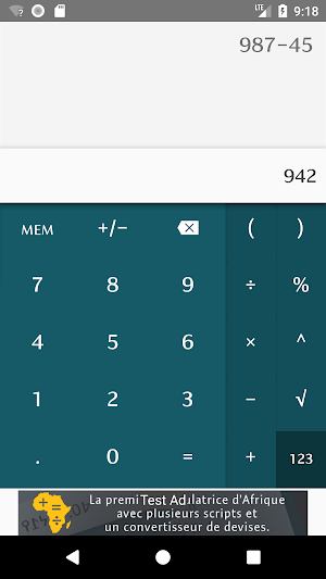 N'ko Calculatrice Screenshot 1