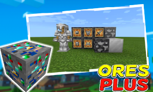 Ores Plus Mod for Minecraft PE Screenshot 1