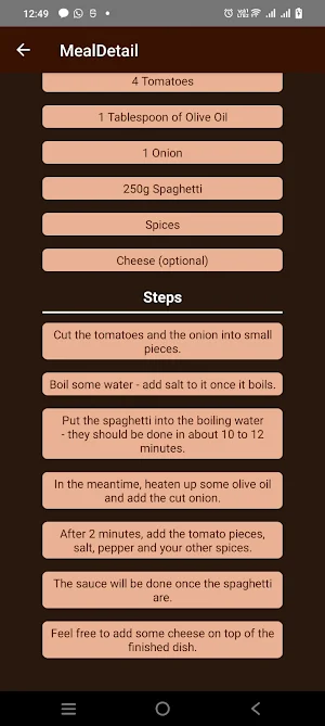 All International Recipe Screenshot 3