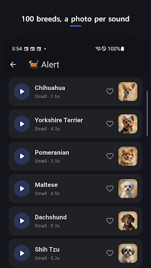 Woofpedia - Dog Barking Sounds Screenshot 1