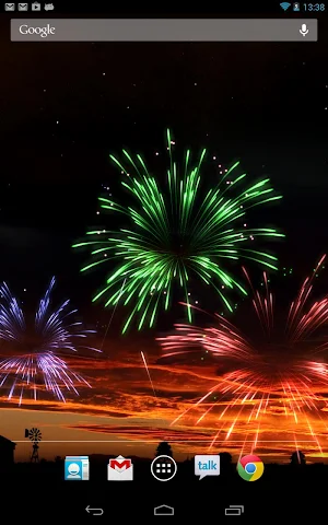 KF Fireworks Live Wallpaper Screenshot 1
