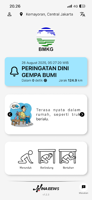 InaEEWS Screenshot 3