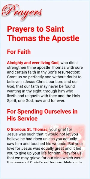Saint Thomas the Apostle Screenshot 2
