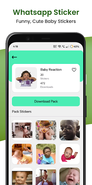 Funny Baby Stickers WAStickers Screenshot 3