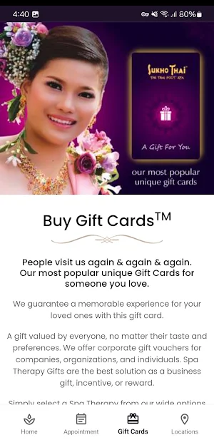 SukhoThai Spa Screenshot 2