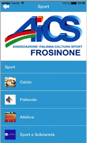AICS FROSINONE Screenshot 2