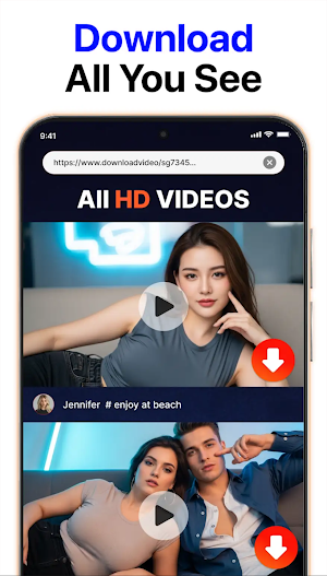 Xvid Video Downloader & Player Screenshot 1