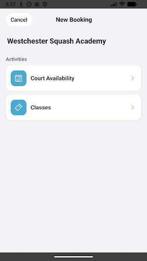Westchester Squash Academy Screenshot 1