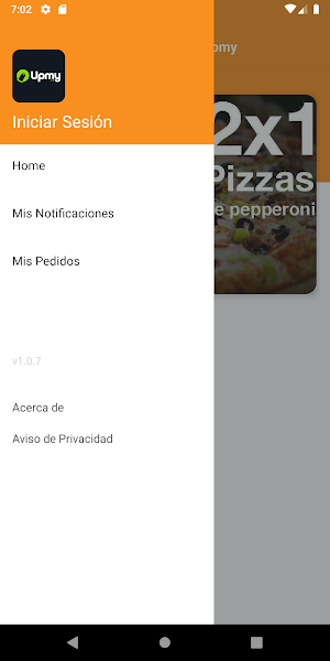 Restaurante Upmy Screenshot 1