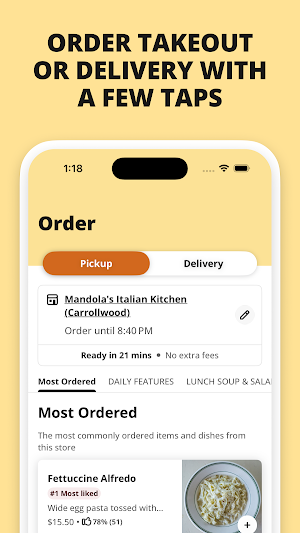 Mandola's Italian Kitchen Screenshot 0