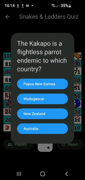 Snakes & Ladders Quiz Screenshot 0