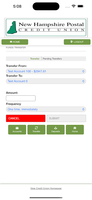New Hampshire Postal CU Screenshot 3