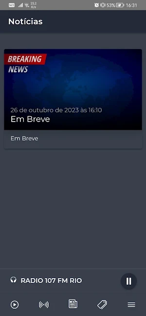 RÁDIO 107 FM RIO Screenshot 2