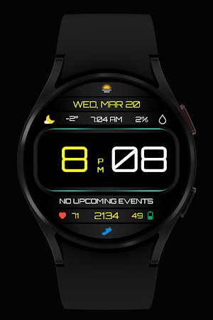WR 016 Digital Watch Face Screenshot 3