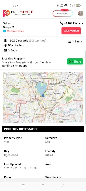 Propshare -Buy,Rent,Sell Flats Screenshot 2