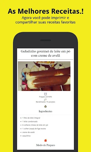 Receitas de geladinhos fáceis Screenshot 2