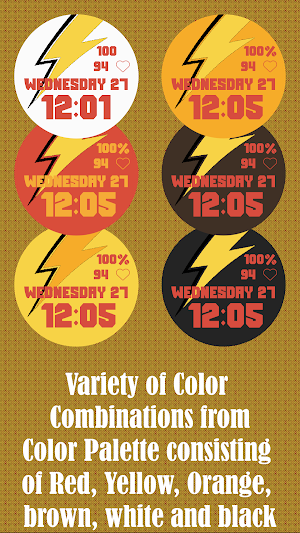 Thunderbolt Digital Watchface Screenshot 1