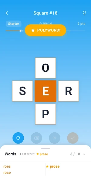 Polyword - Spelling Bee Puzzle Screenshot 3