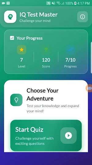 IQ Test Master Screenshot 1