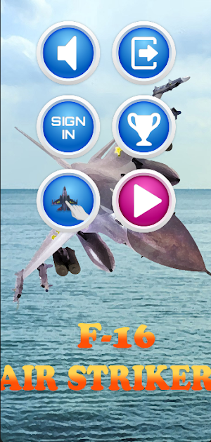 F-16 Air Striker: Air Combat Screenshot 1
