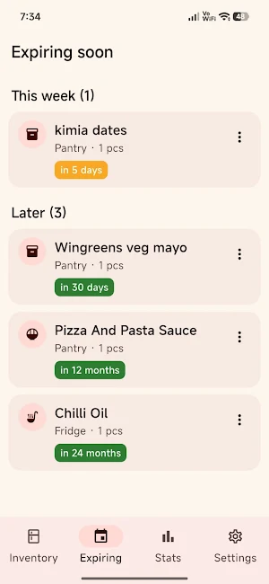 Pantry & Food Expiry Tracker Screenshot 1