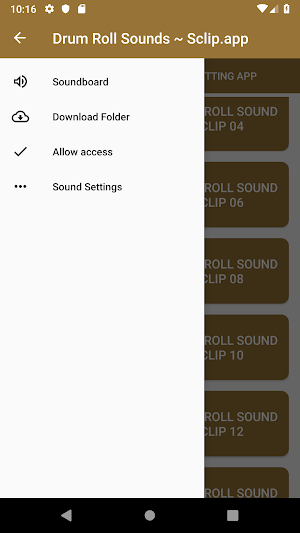 Drum Roll Sound Collections ~ Sclip.app Screenshot 3