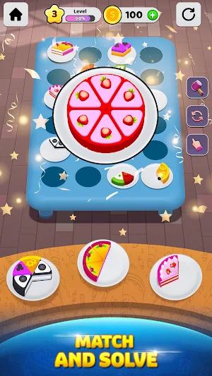 Cake Sort 3D:Color Puzzle Game Screenshot 2