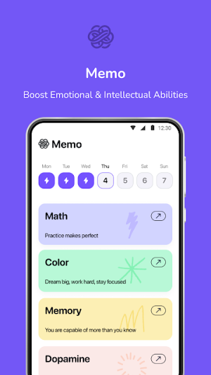 Memo - Brain Training Games Screenshot 0