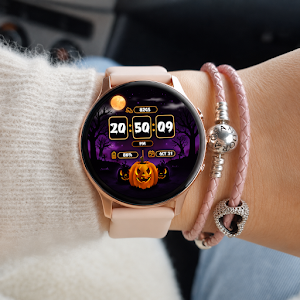 Halloween Pumpkin Watch Face Screenshot 2