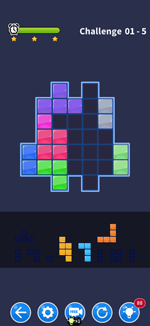Block puzzle games fun mania Screenshot 2