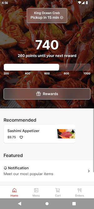 King Ocean Crab Screenshot 0