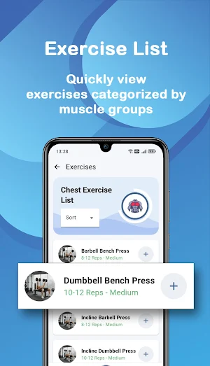 Gym List Screenshot 1