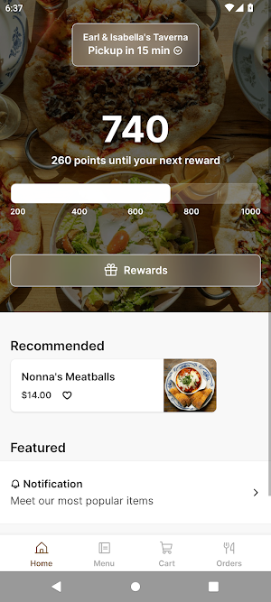 Earl & Isabella's Taverna Screenshot 0