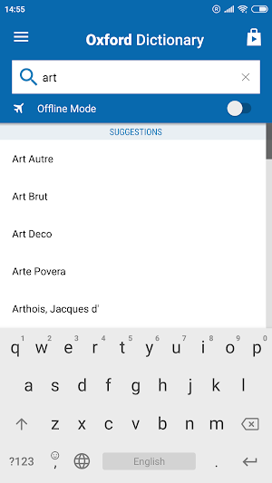 Oxford Dictionary of Art and Artists Screenshot 1