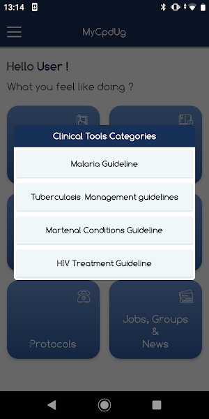 MyCpdUg Screenshot 1