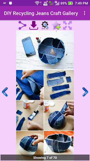 DIY Recycling Jean Craft Screenshot 2