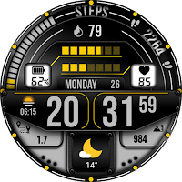 MB277 Digital Watch Face