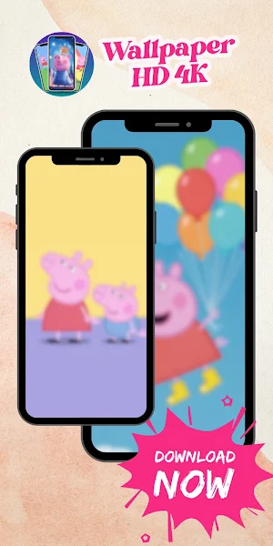 Peppa Pig Wallpaper HD 4K Screenshot 3