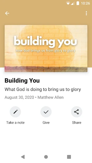 Cornerstone CoC Centerville OH Screenshot 2