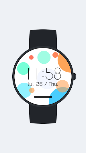 Colorful Watch face Screenshot 0