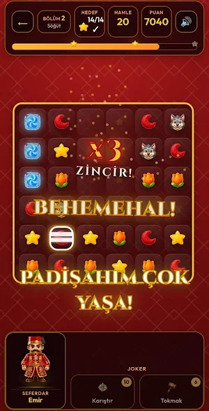 Osmanlı Şekeri - Match 3 Oyun Screenshot 1