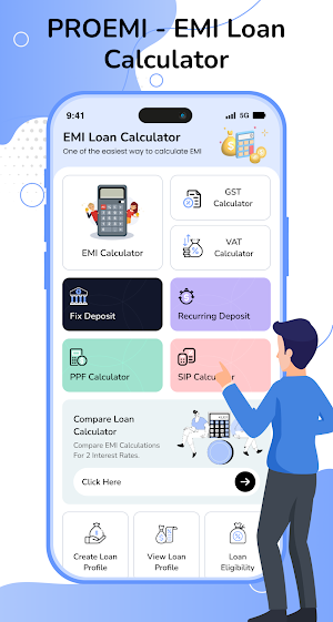 PROEMI - EMI Loan Calculator Screenshot 0