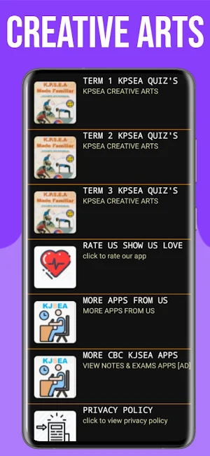 KPSEA Familiar Creative Arts Screenshot 1