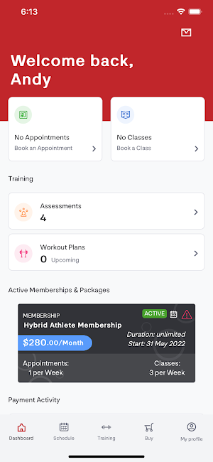 Parsons Sports Performance Screenshot 1