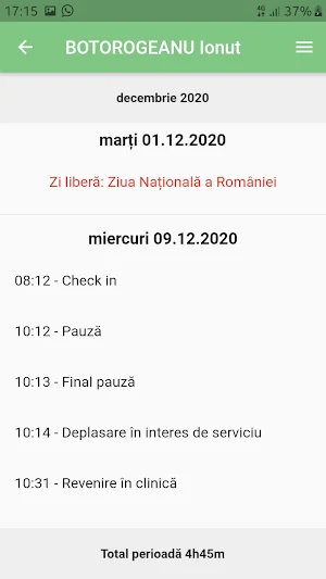Check In Screenshot 2