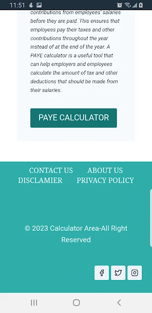 Calculator Area Screenshot 3