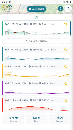 Trailoop builds hiking & MTB Screenshot 3