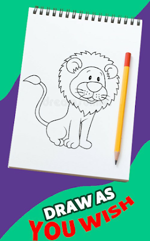 Cute Animals: Drawing lessons Screenshot 1