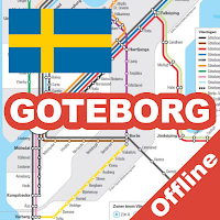 GOTEBORG TRAIN TRAM BUS MAP